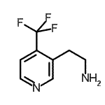 CAS 登录号：910386-63-9， 2-[4-(三氟甲基)-3-吡啶基]乙胺