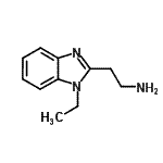structure of CAS# 910395-61-8, 2-(1-Ethyl-1H-benzimidazol-2-yl)ethanamine;[2-(1-ethyl-1H-benzimidazol-2-yl)ethyl]amine dihydrochloride;2-(1-Ethyl-1H-benzimidazol-2-yl)ethylamine;2-(1-ethyl-1H-benzo[d]imidazol-2-yl)ethanamine