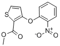结构式 CAS# 91041-18-8, 3-(2-硝基苯氧基)-2-噻吩羧酸甲酯