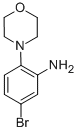 结构式 CAS# 91062-48-5, 5-溴-2-吗啉-4-基苯胺