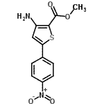 CAS#: 91076-99-2， Methyl 3-amino-5-(4-nitrophenyl)-2-thiophenecarboxylate