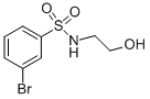 structure of CAS# 911111-96-1, 3-Bromo-N-(2-Hydroxyethyl)-Benzenesulfonamide;3-Bromo-N-(2-Hydroxyethyl)Benzenesulphonamide 97%;3-BROMO-N-(2-HYDROXYETHYL)BENZENESULPHONAMIDE 97