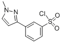 结构式 CAS# 912569-59-6, 3-(1-甲基-1H-吡唑-3-基)-苯磺酰氯