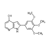 CAS#: 913698-77-8， 2-(3,4,5-Trimethoxyphenyl)-1H-pyrrolo[2,3-b]pyridin-4-ol