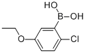 结构式 CAS# 913835-30-0, B-(2-氯-5-乙氧基苯基)-硼酸