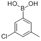 structure of CAS# 913836-14-3, B-(3-Chloro-5-Methylphenyl)-Boronic Acid;3-Chloro-5-Methylbenzeneboronic Acid 98%;3-Chloro-5-Methylbenzeneboronic Acid;3-CHLORO-5-METHYLPHENYLBORONIC ACID