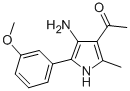 CAS#: 91480-86-3， 1-[4-Amino-5-(3-Methoxyphenyl)-2-Methyl-1H-Pyrrol-3-Yl]Ethanone
