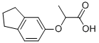 structure of CAS# 91496-98-9, 2-(Indan-5-Yloxy)-Propionic Acid;2-Indan-5-Yloxypropanoic Acid;2-(5-Indanyloxy)Propanoic Acid;2-Indan-5-Yloxypropionic Acid