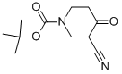 structure of CAS# 914988-10-6, 3-Cyano-4-Oxo-1-Piperidinecarboxylic Acid 1,1-Dimethylethyl Ester;3-CYANO-4-OXO-PIPERIDINE-1-CARBOXYLIC ACID TERT-BUTYL ESTER