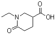 结构式 CAS# 915919-82-3, 1-乙基-6-氧代-3-哌啶羧酸