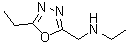 structure of CAS# 915924-40-2, N-[(5-Ethyl-1,3,4-oxadiazol-2-yl)methyl]ethanamine;N-((5-ethyl-1,3,4-oxadiazol-2-yl)methyl)ethanamine;N-[(5-Ethyl-1,3,4-oxadiazol-2-yl)methyl]ethanamine;MFCD08691562