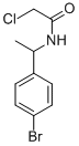 结构式 CAS# 91687-65-9, N-[1-(4-溴苯基)乙基]-2-氯乙酰胺
