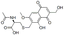 CAS#: 91776-44-2， N-Acetyl-S-[[5,8-Dihydro-1-Hydroxy-7-(Hydroxymethyl)-3-Methoxy-5,8-Dioxonaphthalen-2-Yl]Methyl]-L-Cysteine