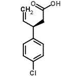 CAS#: 918149-76-5， (3R)-3-(4-Chlorophenyl)-4-pentenoic acid