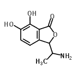 CAS 登录号：92014-81-8， 3-(1-氨基乙基)-6,7-二羟基-2-苯并呋喃-1(3H)-酮