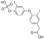 CAS#: 92060-33-8， 2-[3-Iodo-4-(3-Iodo-4-Sulfooxy-Phenoxy)Phenyl]Acetic Acid