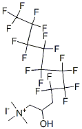 CAS#: 92071-84-6， (4,4,5,5,6,6,7,7,8,8,9,9,10,10,11,11,11-Heptadecafluoro-2-Hydroxyundecyl)Trimethylammonium Iodide
