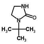 结构式 CAS# 92075-16-6, 1-(2-甲基-2-丙基)-2-咪唑烷酮