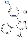 结构式 CAS# 92151-02-5, 5-(2,4-二氯苯基)-4-苯基-4H-1,2,4-三唑-3-硫醇