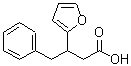 structure of CAS# 92190-42-6, 3-(2-Furyl)-4-phenylbutanoic acid;3-(furan-2-yl)-4-phenylbutanoic acid;3-Furan-2-yl-4-phenyl-butyric acid;3-Furan-2-yl-4-phenyl-butyricacid