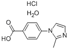 structure of CAS# 921938-78-5, 4-(2-Methyl-1H-Imidazol-1-Yl)-Benzoic Acid Hydrochloride (1:1);4-(2-Methyl-1H-Imidazol-1-Yl)Benzoic Acid Hydrochloride Hydrate