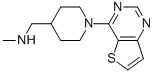 structure of CAS# 921939-04-0, N-Methyl-1-Thieno[3,2-d]Pyrimidin-4-Yl-4-Piperidinemethanamine