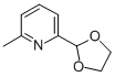 结构式 CAS# 92765-75-8, 2-(1,3-二氧-2-基)-6-甲基吡啶