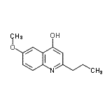 structure of CAS# 927800-85-9, 6-Methoxy-2-propyl-4-quinolinol;4-Hydroxy-6-methoxy-2-n-propylquinoline;6-Methoxy-2-propyl-4-quinolinol;6-Methoxy-2-propylquinoline-4-ol
