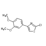 CAS 登录号：92847-39-7， 2-氯-4-(3,4-二甲氧基苯基)-1,3-噻唑