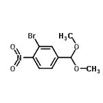 CAS#: 929095-57-8， 2-Bromo-4-(dimethoxymethyl)-1-nitrobenzene