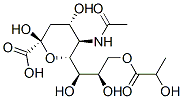 CAS#: 92935-30-3， (2S,4S,5R,6R)-5-Acetamido-6-[(1R,2R)-1,2-Dihydroxy-3-(2-Hydroxypropanoyloxy)Propyl]-2,4-Dihydroxyoxane-2-Carboxylic Acid