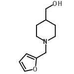 structure of CAS# 930111-13-0, [1-(2-Furylmethyl)-4-piperidinyl]methanol;[1-(2-furylmethyl)-4-piperidyl]methan-1-ol;[1-(2-furylmethyl)piperidin-4-yl]methanol
