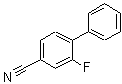 结构式 CAS# 93129-69-2, 2-氟-4-联苯甲腈