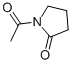 structure of CAS# 932-17-2, 1-Acetyl-2-Pyrrolidinone;1-Acetyl-2-Pyrrolidinone;1-Acetyl-2-Pyrrolidone;1-Ethanoylpyrrolidin-2-One