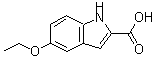 structure of CAS# 93476-60-9, 5-Ethoxy-1H-indole-2-carboxylic acid;5-Ethoxy-1H-indole-2-carboxylic acid;5-ethoxyindole-2-carboxylic acid;BAS 05150769