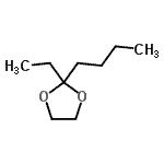 CAS#: 935-49-9， 2-Butyl-2-ethyl-1,3-dioxolane