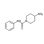 structure of CAS# 937602-01-2, 4-Amino-N-phenyl-1-piperidinecarboxamide;(4-aminopiperidyl)-N-benzamide;4-amino-N-phenyl-1-piperidinecarboxamide;4-amino-N-phenylpiperidine-1-carboxamide