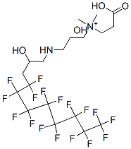 CAS#: 93776-14-8， (2-Carboxyethyl)-3-[(4,4,5,5,6,6,7,7,8,8,9,9,10,10,11,11,11-Heptadecafluoro-2-Hydroxyundecyl)Amino]Propyldimethylammonium Hydroxide