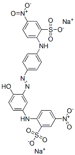 CAS#: 93803-40-8， 2-[[4-[[2-Hydroxy-5-[(4-Nitro-2-Sulfophenyl)Amino]Phenyl]Azo]Phenyl]Amino]-5-Nitro-Benzenesulfonic Acid Disodium Salt