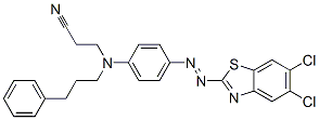 CAS#: 93805-38-0， 3-[[4-[(5,6-Dichlorobenzothiazol-2-Yl)Azo]Phenyl](3-Phenylpropyl)Amino]Propiononitrile