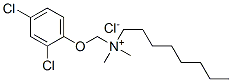 CAS#: 93840-58-5， N-[(2,4-Dichlorophenoxy)Methyl]-N,N-Dimethyl-1-Octanaminium Chloride (1:1)