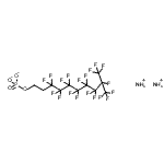 CAS#: 93857-49-9， Diammonium 3,3,4,4,5,5,6,6,7,7,8,8,9,10,10,10-hexadecafluoro-9-(trifluoromethyl)decyl phosphate