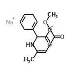 CAS#: 93939-79-8， Sodium 1,4-cyclohexadien-1-yl{[(2Z)-4-methoxy-4-oxo-2-buten-2-yl]amino}acetate