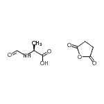 CAS#: 93964-72-8， N-Formyl-L-alanine - dihydro-2,5-furandione (1:1)