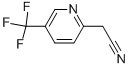 structure of CAS# 939793-18-7, 5-(Trifluoromethyl)-2-Pyridineacetonitrile