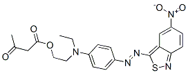 CAS#: 93981-75-0， 2-[Ethyl[4-[(5-Nitro-2,1-Benzisothiazol-3-Yl)Azo]Phenyl]Amino]Ethyl Acetoacetate
