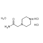 结构式 CAS# 939983-61-6, 2-(1-哌嗪基)乙酰胺二盐酸盐水合物