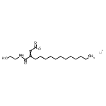 CAS 登录号：94086-41-6， 3-[(2-羟基乙基)氨基甲酰]-2-十五碳烯酸锂盐