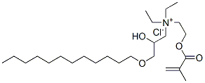 CAS#: 94086-81-4， [3-(Dodecyloxy)-2-Hydroxypropyl]Diethyl[2-[(2-Methyl-1-Oxoallyl)Oxy]Ethyl]Ammonium Chloride