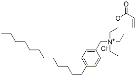 CAS#: 94086-90-5， (4-Dodecylphenyl)Methyl-Diethyl-(2-Prop-2-Enoyloxyethyl)Azanium Chloride
